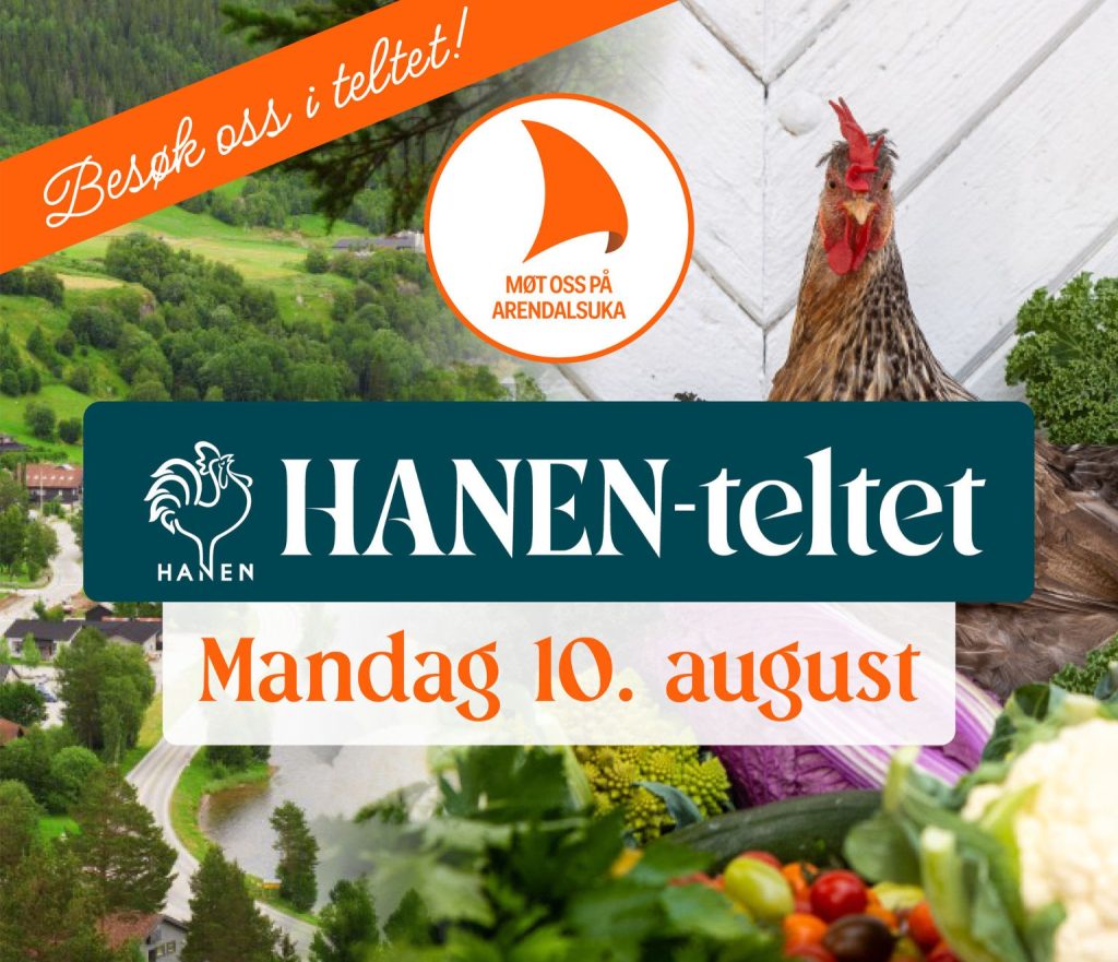 Mandagens program i HANEN-teltet under Arendalsuka 2026